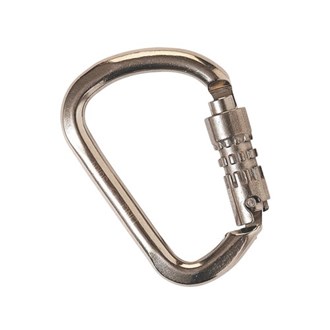 CARABINER TRIPLE ACTION STAINLESS STEEL 27MM